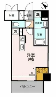 ラルーチェ北梅田【5階】の間取り