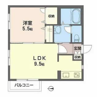 エスベランサ・U【0201号室】の間取り