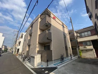 大阪府大阪市東住吉区湯里4丁目【アパート】の外観