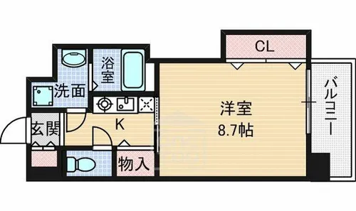 サウスアルカディア【6階】の間取り