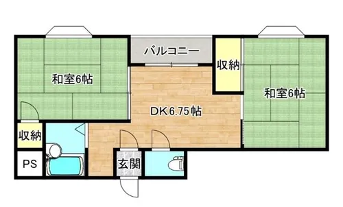 第3タナックマンション【4階】の間取り