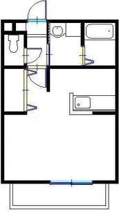 クルールアヴニール【201号室】の間取り