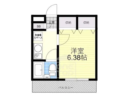 ファーストレジデンス岸部【4階】の間取り