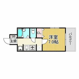 ステラハウス22【2階】の間取り