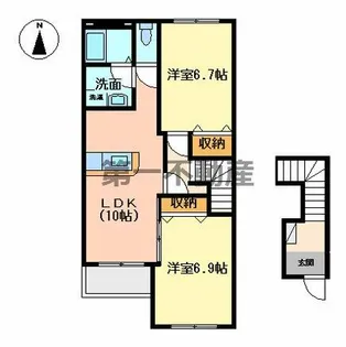 マルラニ・ハレ【2階】の間取り