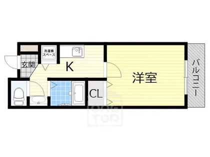 リーフジャルダン総持寺駅前【2階】の間取り