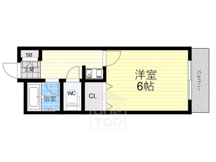 サンピア南茨木【1階】の間取り