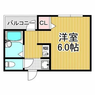 リヴィエール香櫨園【304号室】の間取り