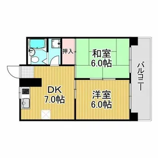 モンド・ベルピア【1階】の間取り