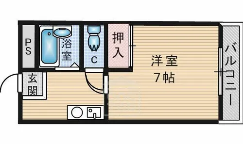 エンジェリマンション【3階】の間取り