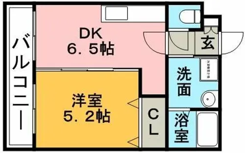 ア・ルーラ東合川【2階】の間取り