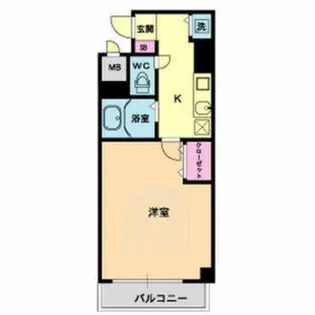 メゾン・ド・ヴィレ茨木【5階】の間取り