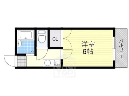 宮元12番館【1階】の間取り