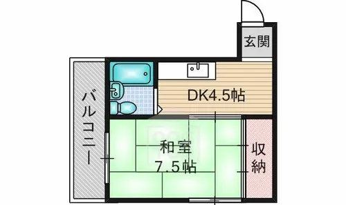 マンション藤【2階】の間取り