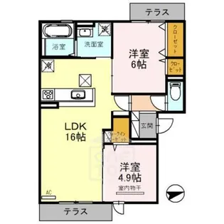 Nord Livre【2階】の間取り