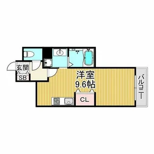 シェルプール5【1階】の間取り