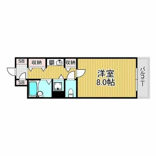 APRICITY西宮【2階】の間取り