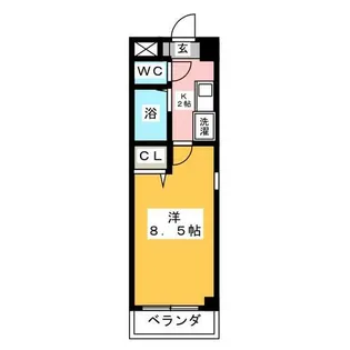 ピエッサ広【2階】の間取り