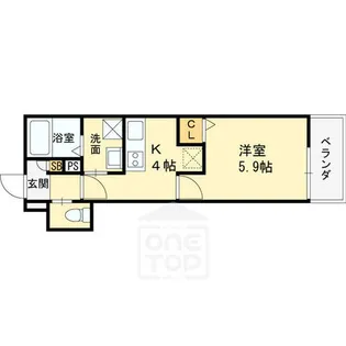 (仮称)高槻市赤大路共同住宅【1階】の間取り
