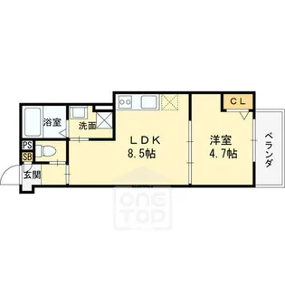 (仮称)高槻市赤大路共同住宅【1階】の間取り