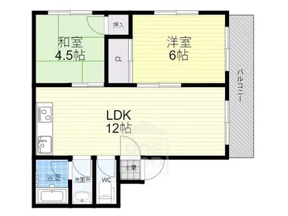 AIRハイツ【2階】の間取り