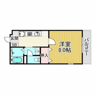 エスポワールⅡ【2階】の間取り