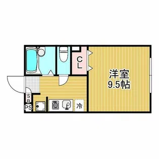 パセオ西宮【2階】の間取り