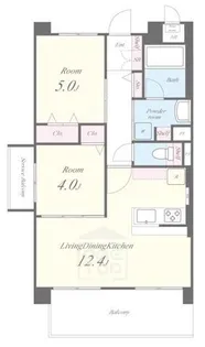 MAGNOLIA【2階】の間取り