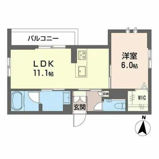 ラゴアゾ【2階】の間取り