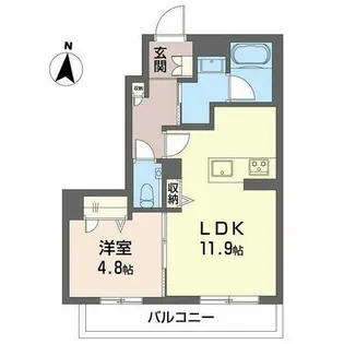 ラゴアゾ【3階】の間取り