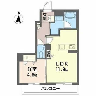 ラゴアゾ【2階】の間取り