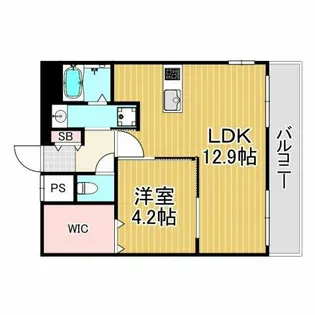 Mica Eleno苦楽園【2階】の間取り