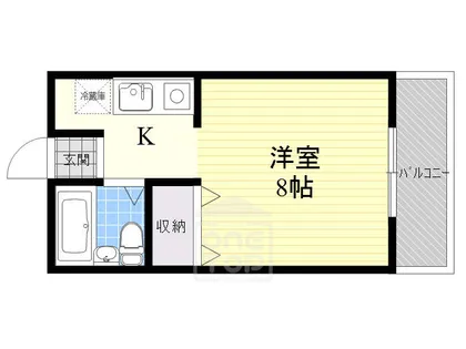 ハイムメルシ幸【2階】の間取り