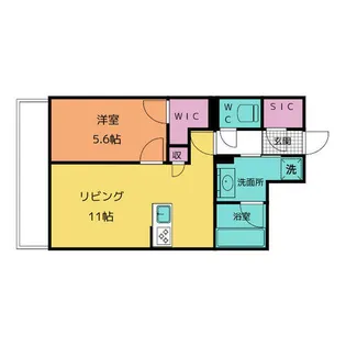 ラウンドアバウト 安城【2階】の間取り