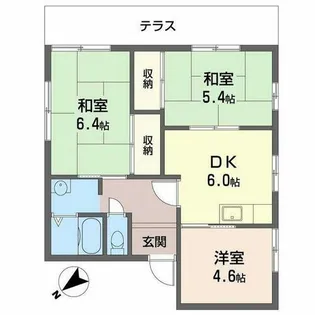 セファミ高砂【1階】の間取り