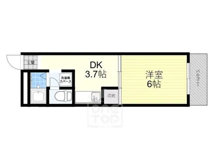 メゾン中井【5階】の間取り
