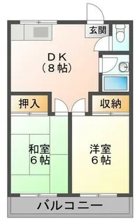 永本マンション【4階】の間取り