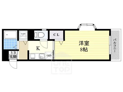 ハイマートさつき【2階】の間取り