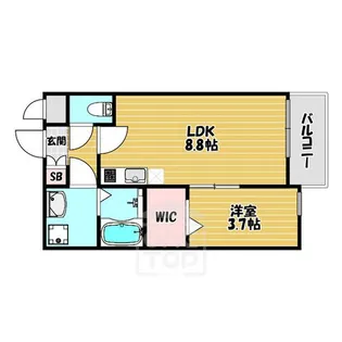ナンノ第29号館【1階】の間取り