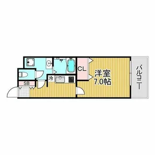 MORES VILLA 上ヶ原【2階】の間取り