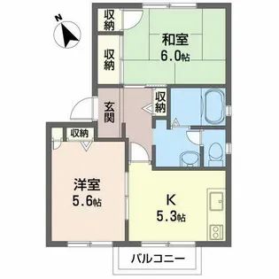 グランメール【0103号室】の間取り