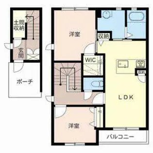 マ・メゾンKoh【2階】の間取り