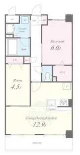 イニシオ山水【3階】の間取り