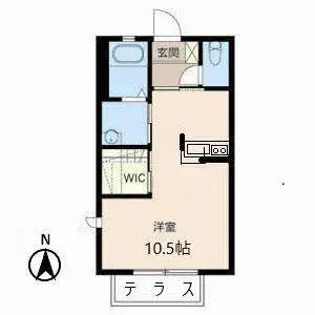 コーポラス柴田【1階】の間取り