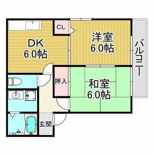 エミネンスⅠ【2階】の間取り