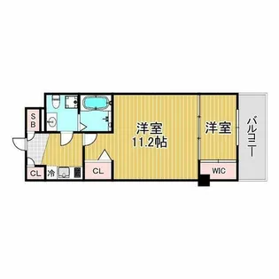 セレニテ甲子園Ⅰ【3階】の間取り