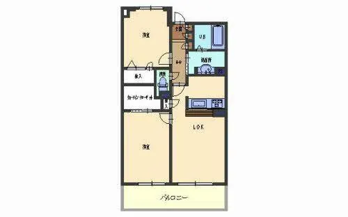 サニング・パレス【0103号室】の間取り