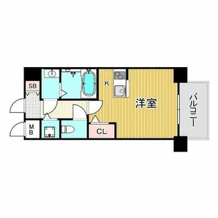 アーバングリーン甲子園【2階】の間取り