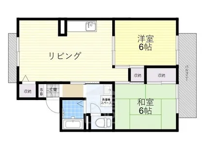 セジュール南茨木【2階】の間取り