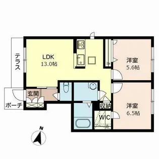 シャーメゾンMSK【B101号室】の間取り